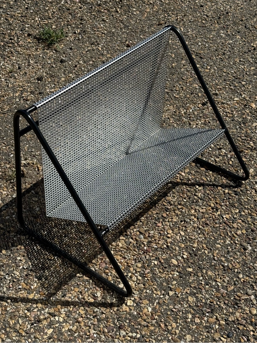 Genuine Rare Metal c1950s Vintage Book Magazine Rack by Pilastro Zwanenburg - Picture 14 of 14